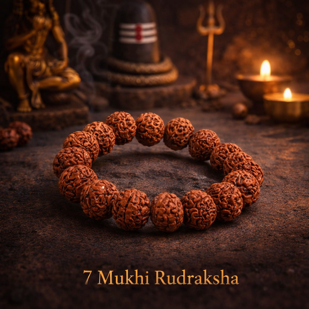 7 Mukhi Rudraksha Bracelet