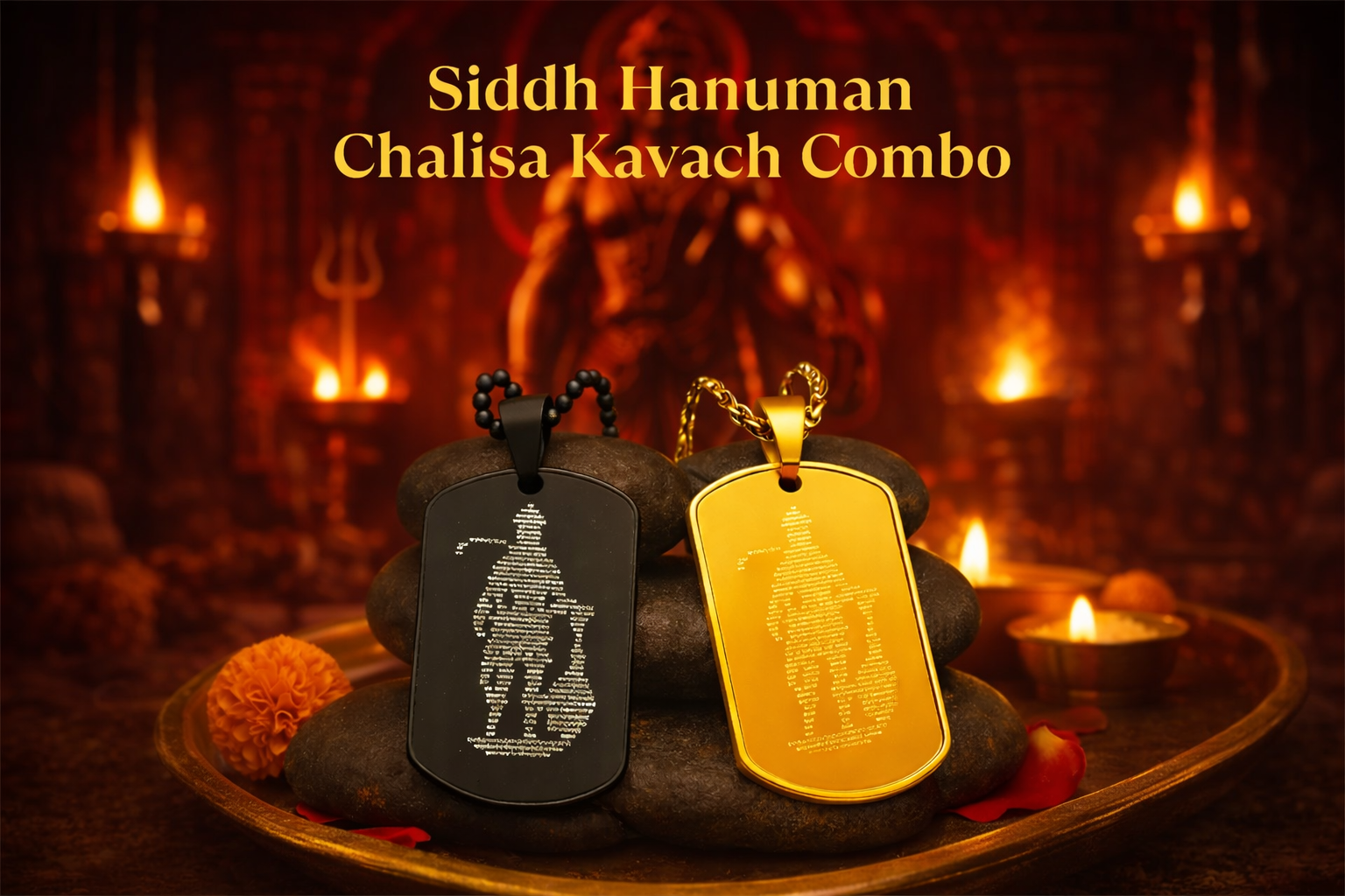 Siddh Hanuman Chalisa Kavach Combo - Limited Edition