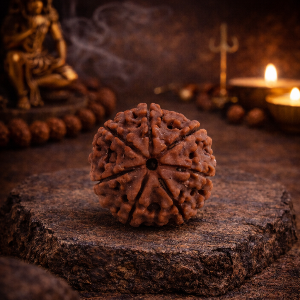 6 Mukhi Rudraksha Nepal Origin - 17mm to 22mm