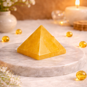 100% Pure Yellow Jasper Pyramid